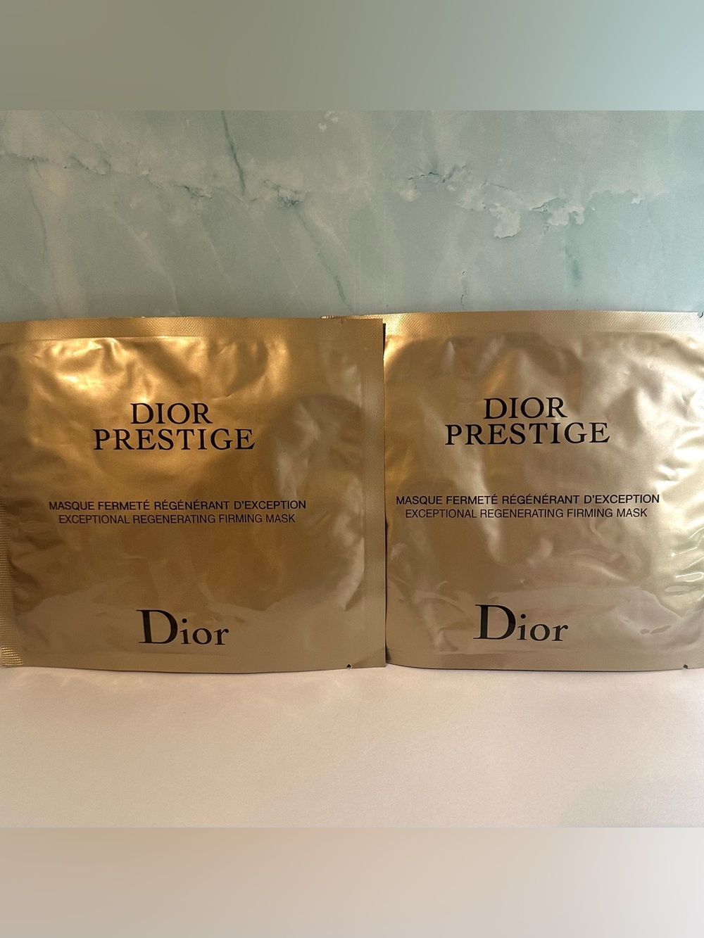 DIOR Prestige Exceptional Regenerating Firming Mask 2-pack No Box MSRP $133